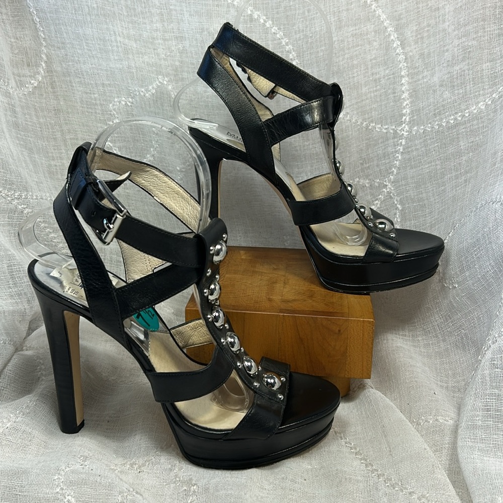 Michael Kors soft leather studded platform heels - Picture 4 of 16